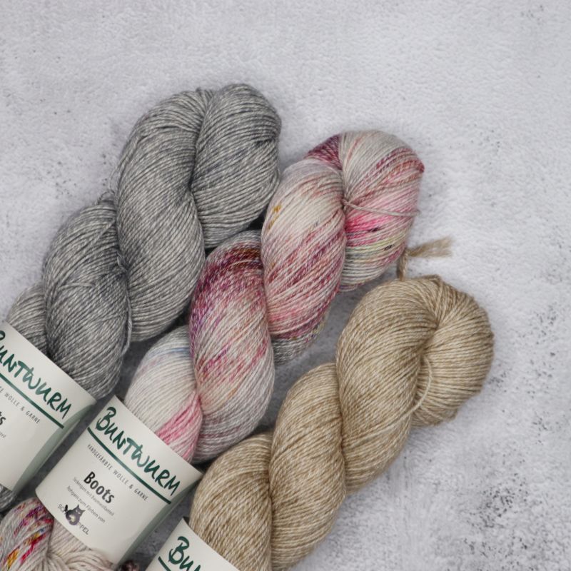 Boots (Sockenwolle mit Baumwollanteil) - Überraschungstüte – Bild 7